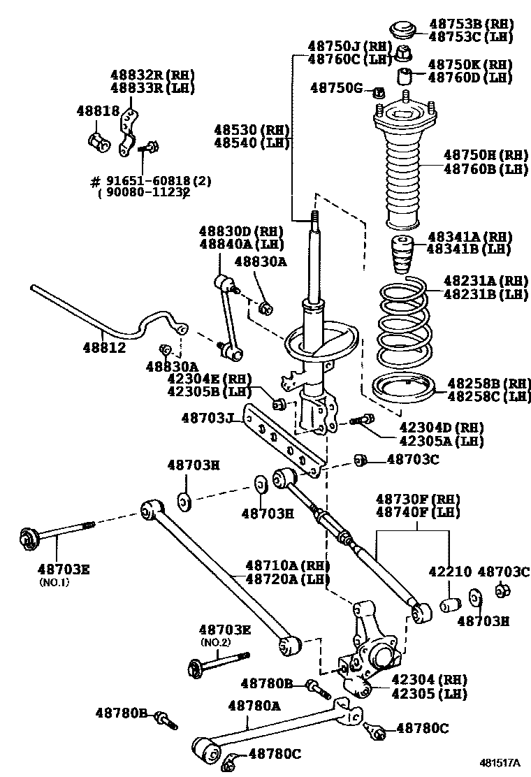 4804 — REAR SPRING & SHOCK ABSORBER