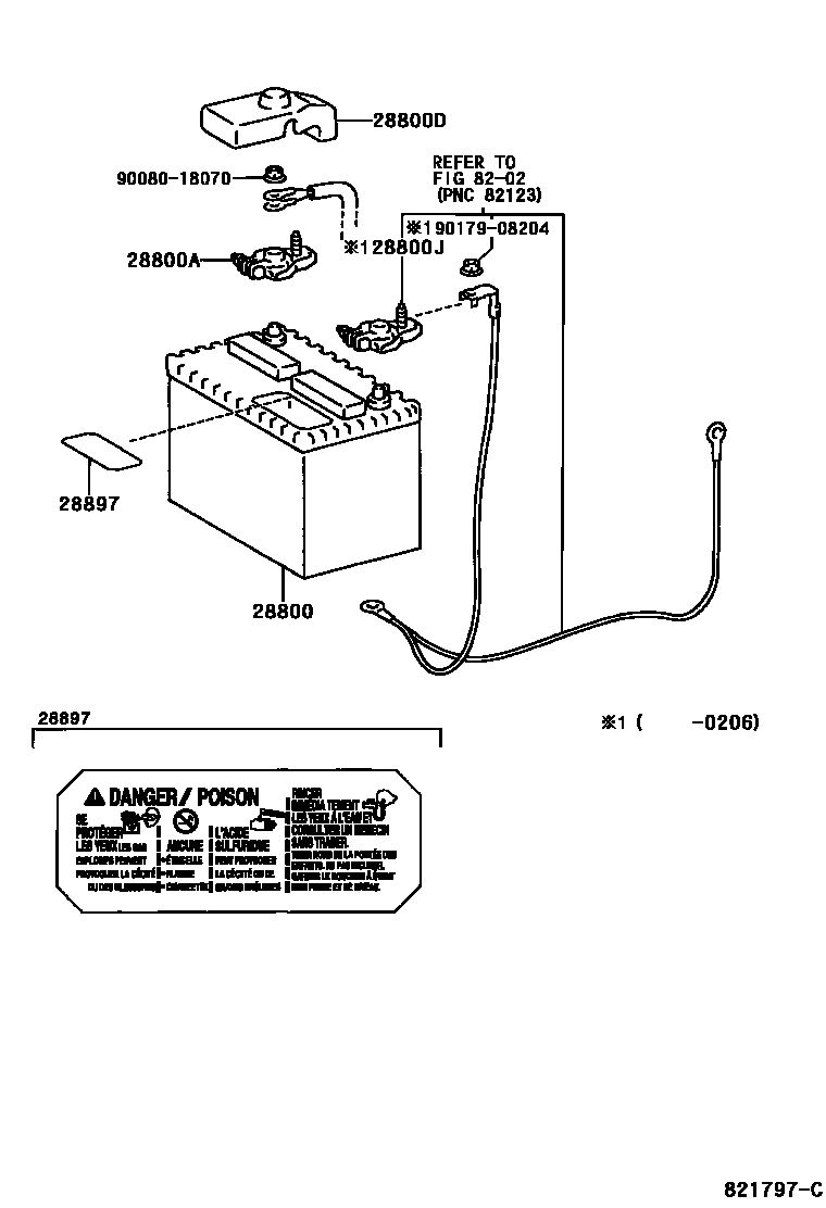 8201 — BATTERY & BATTERY CABLE
