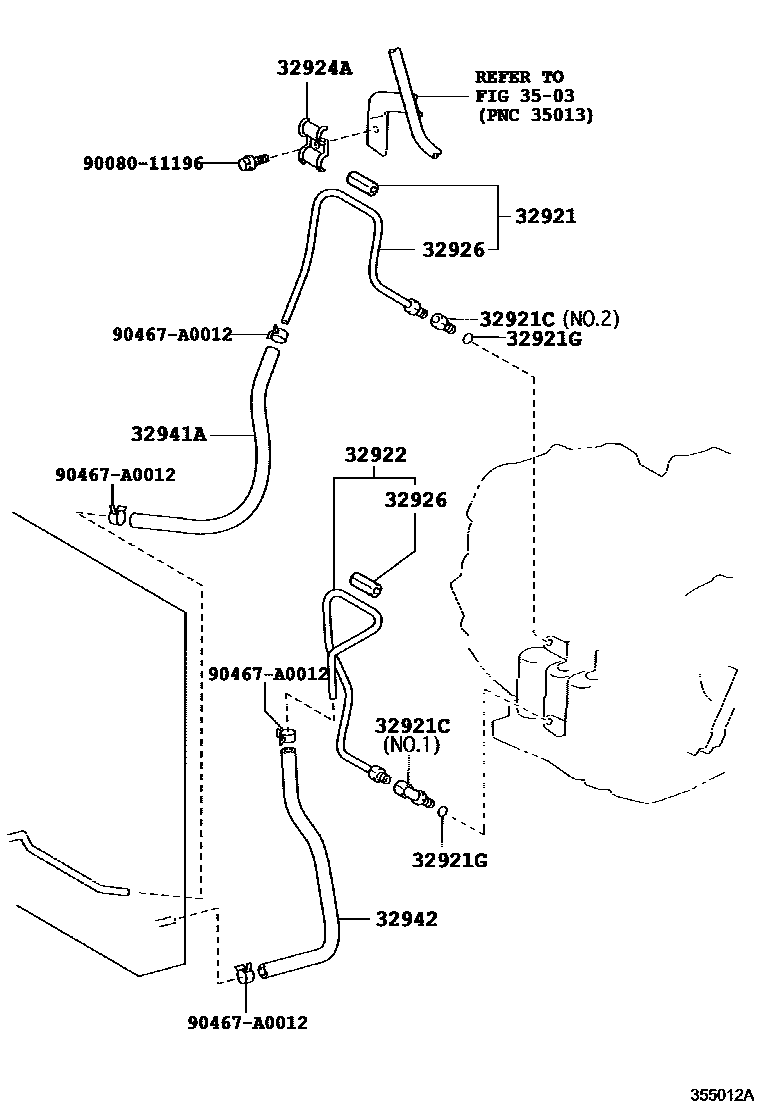 3514 — OIL COOLER & TUBE (ATM)