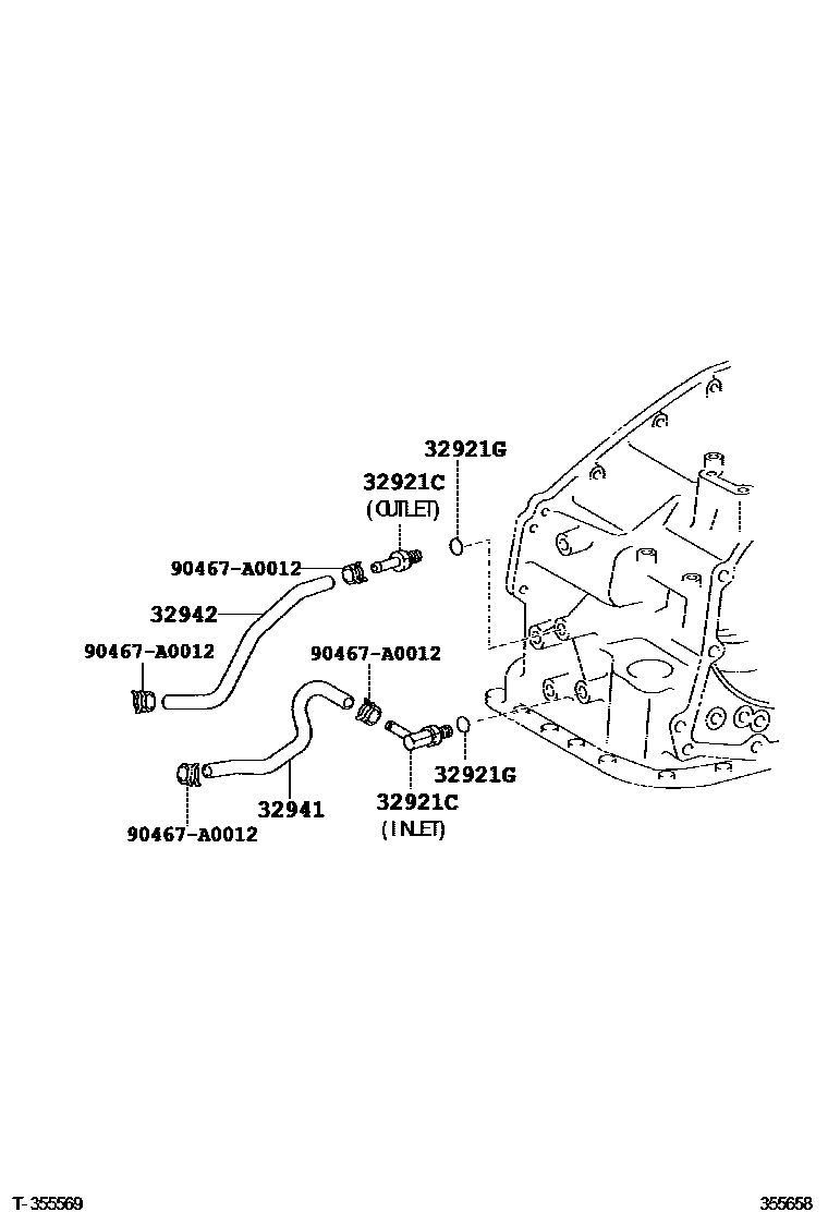 3514 — OIL COOLER & TUBE (ATM)