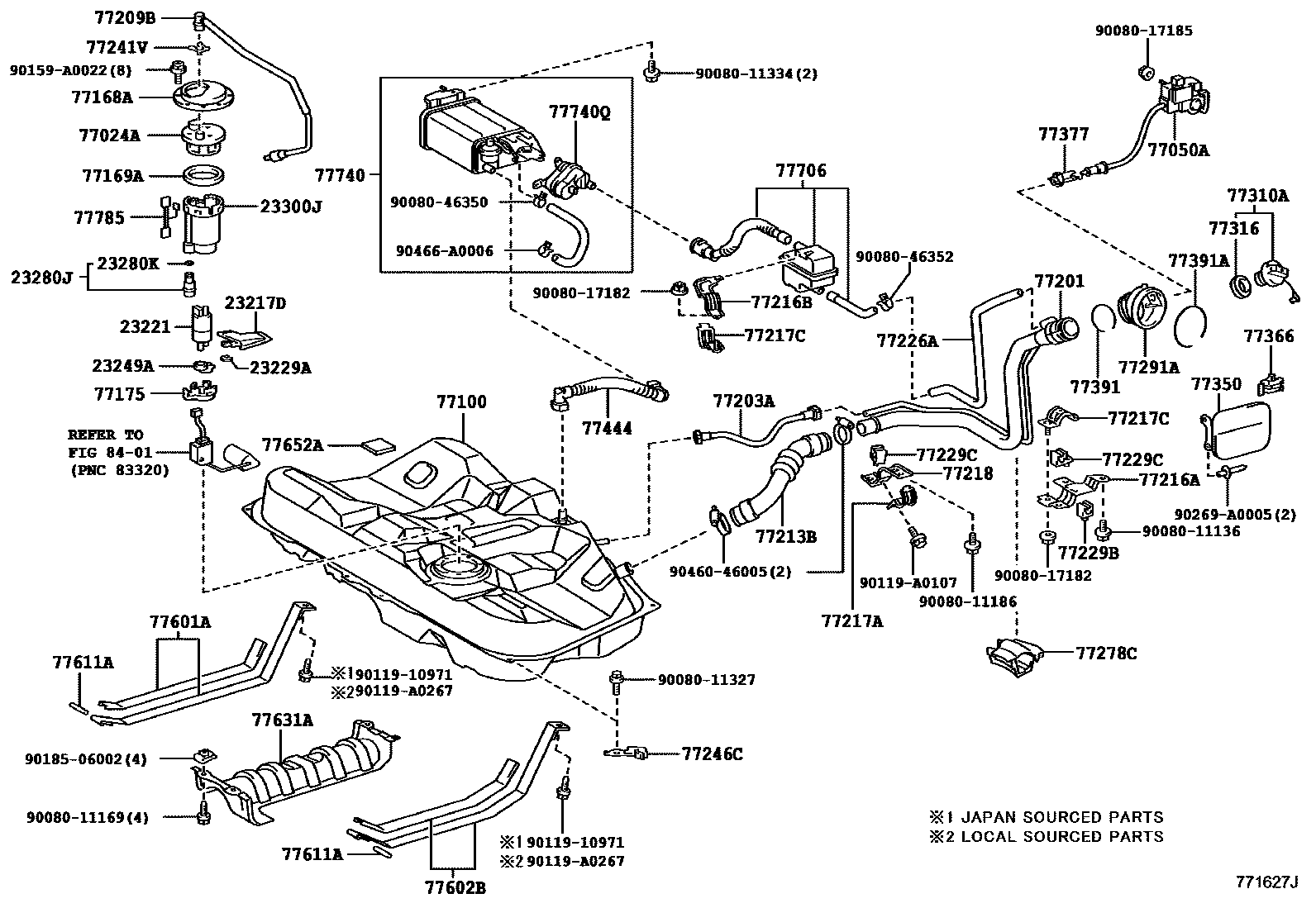 7701 — FUEL TANK & TUBE