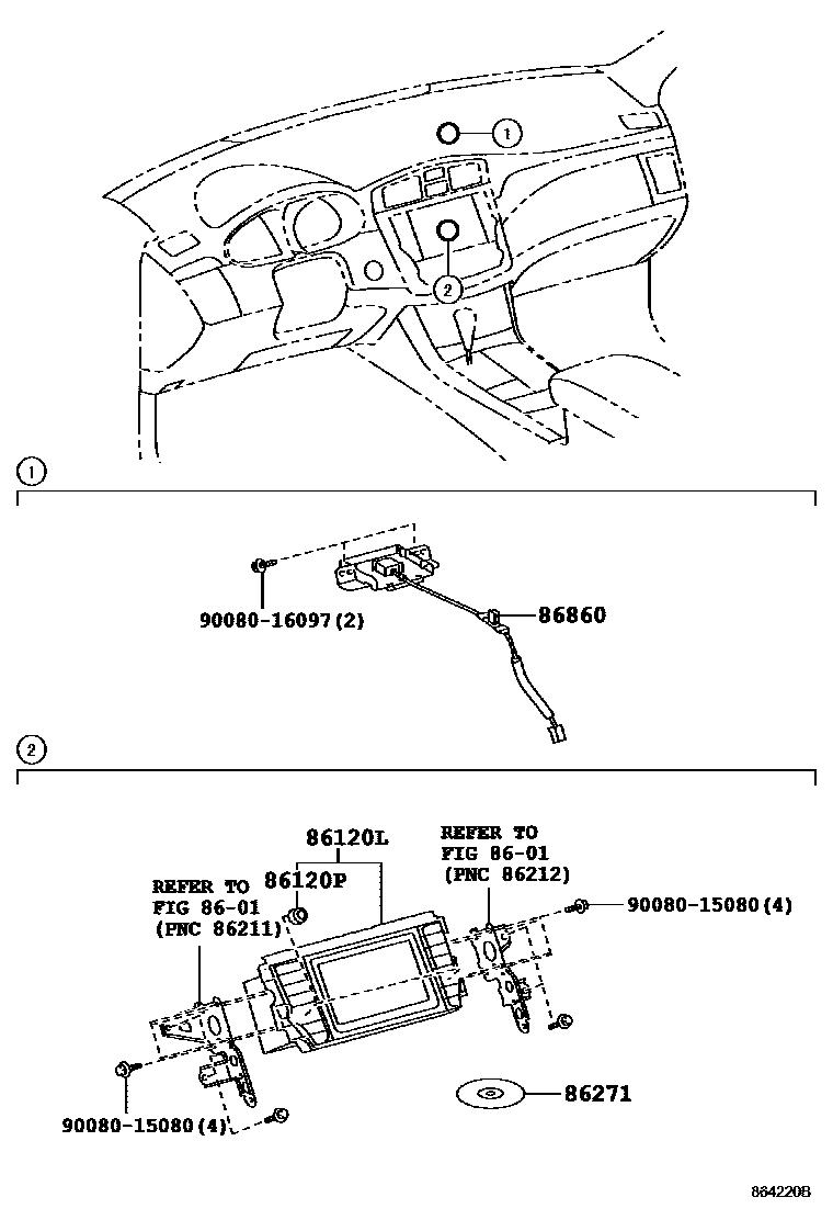 8603 — NAVIGATION & FRONT MONITOR DISPLAY