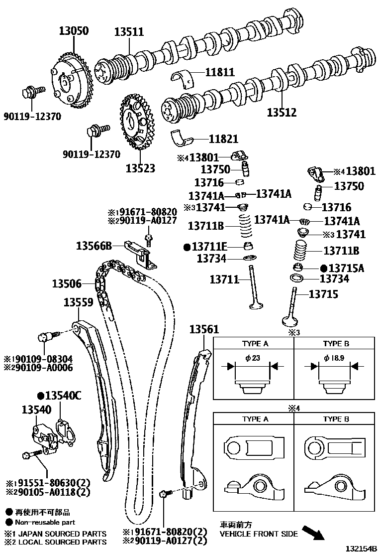 1302 — CAMSHAFT & VALVE