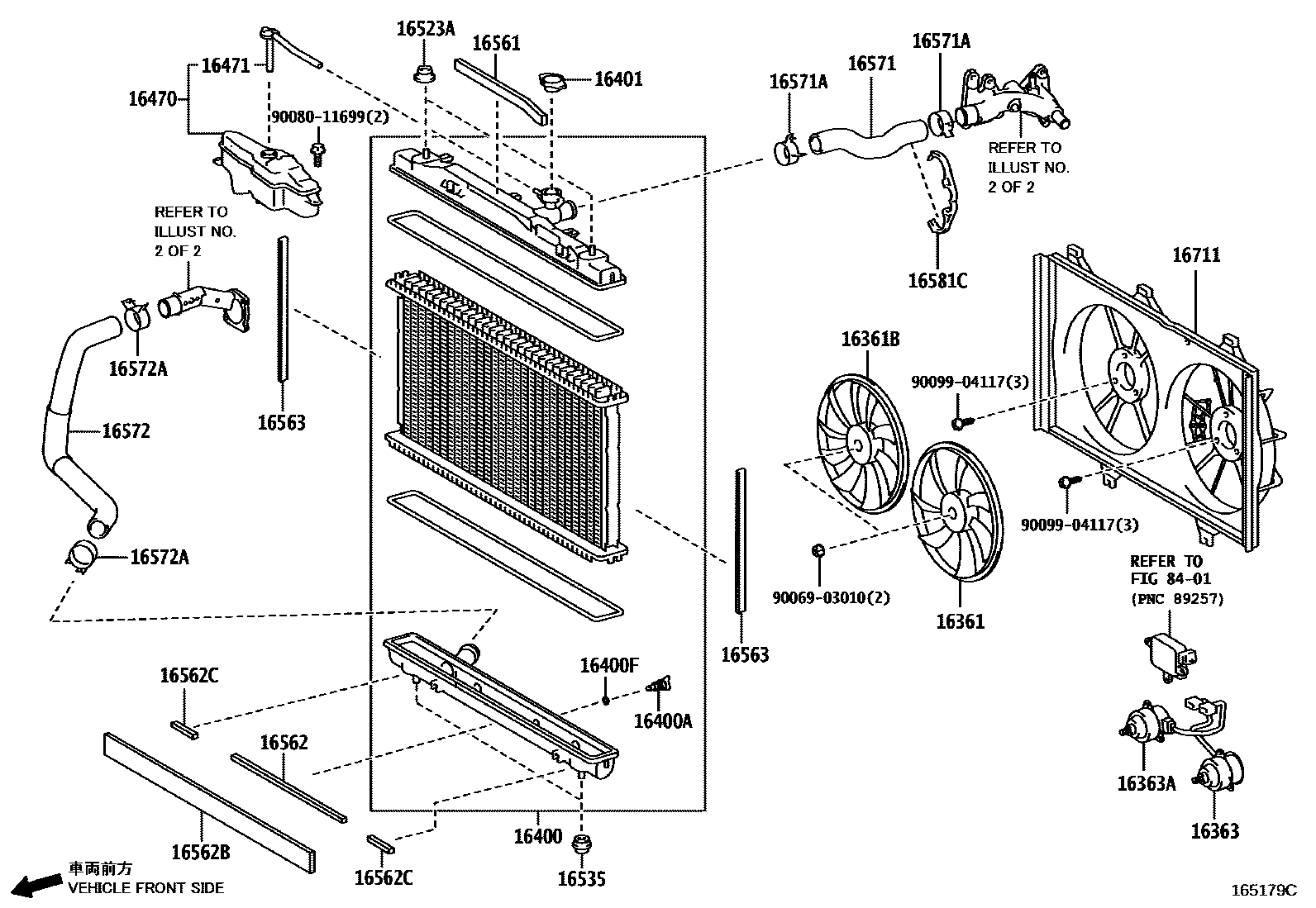 1603 — RADIATOR & WATER OUTLET