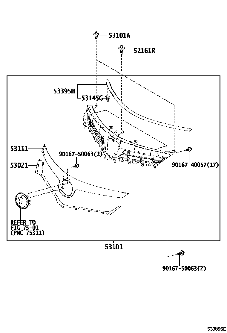 5301 — RADIATOR GRILLE