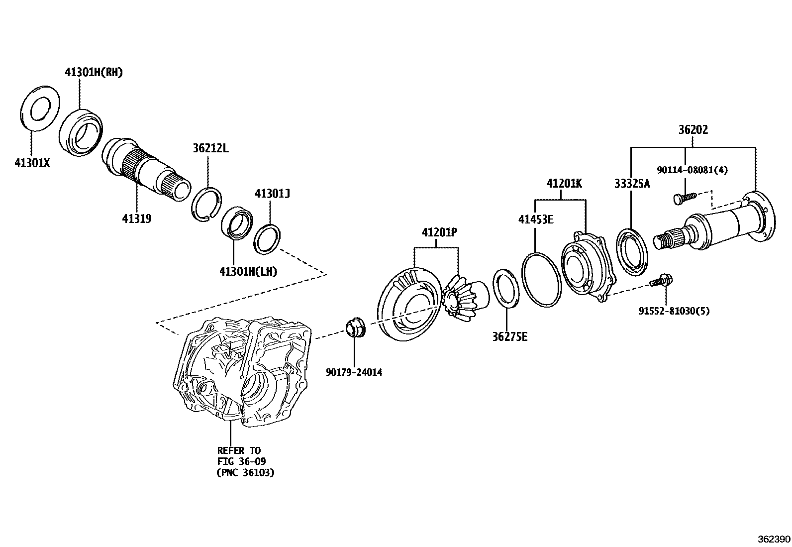 3610 — TRANSFER GEAR