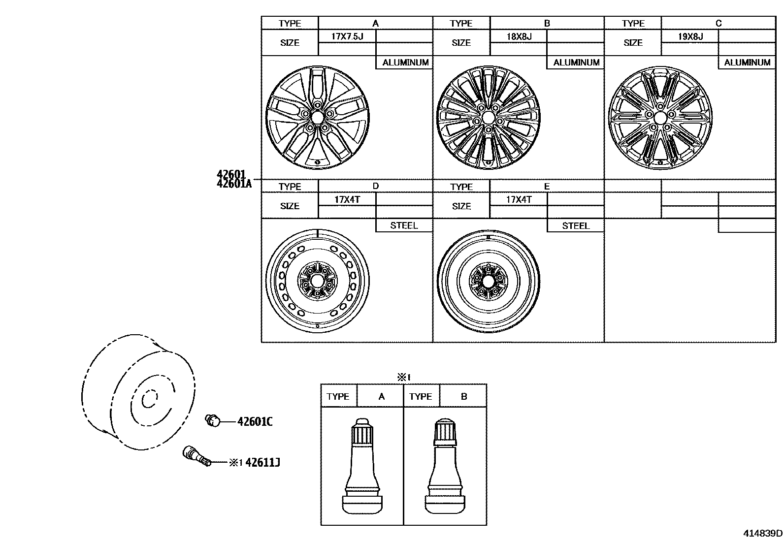 4103 — DISC WHEEL & WHEEL CAP