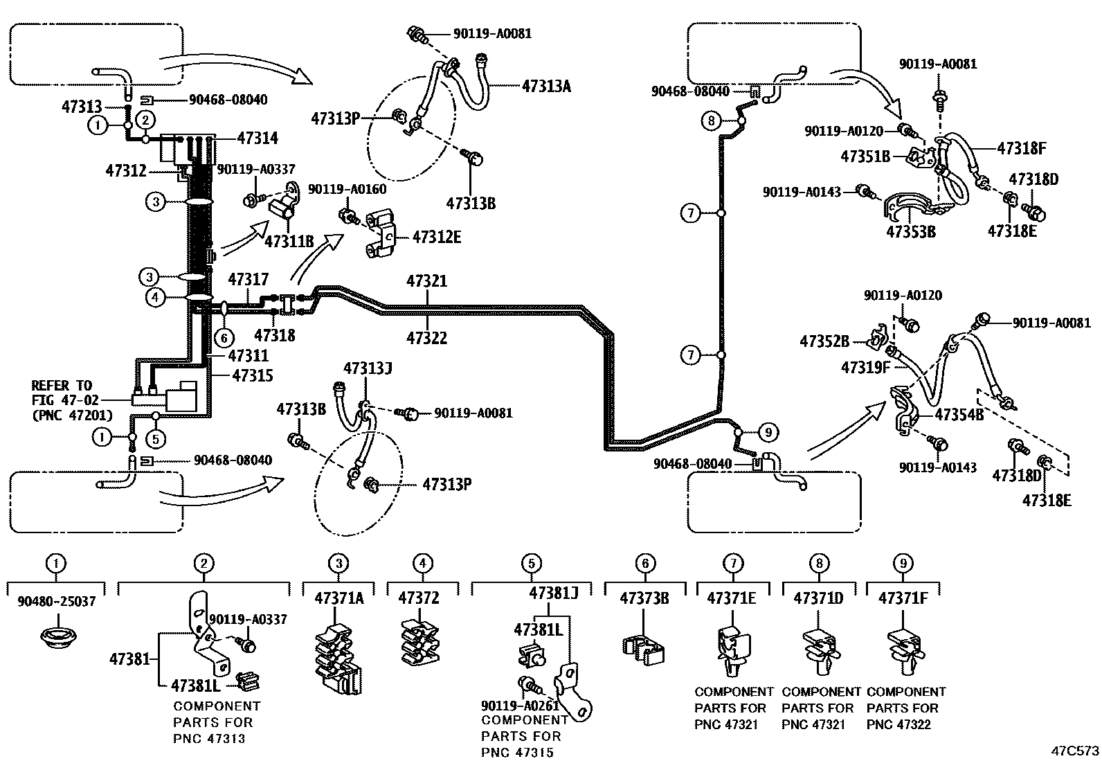 4708 — BRAKE TUBE & CLAMP