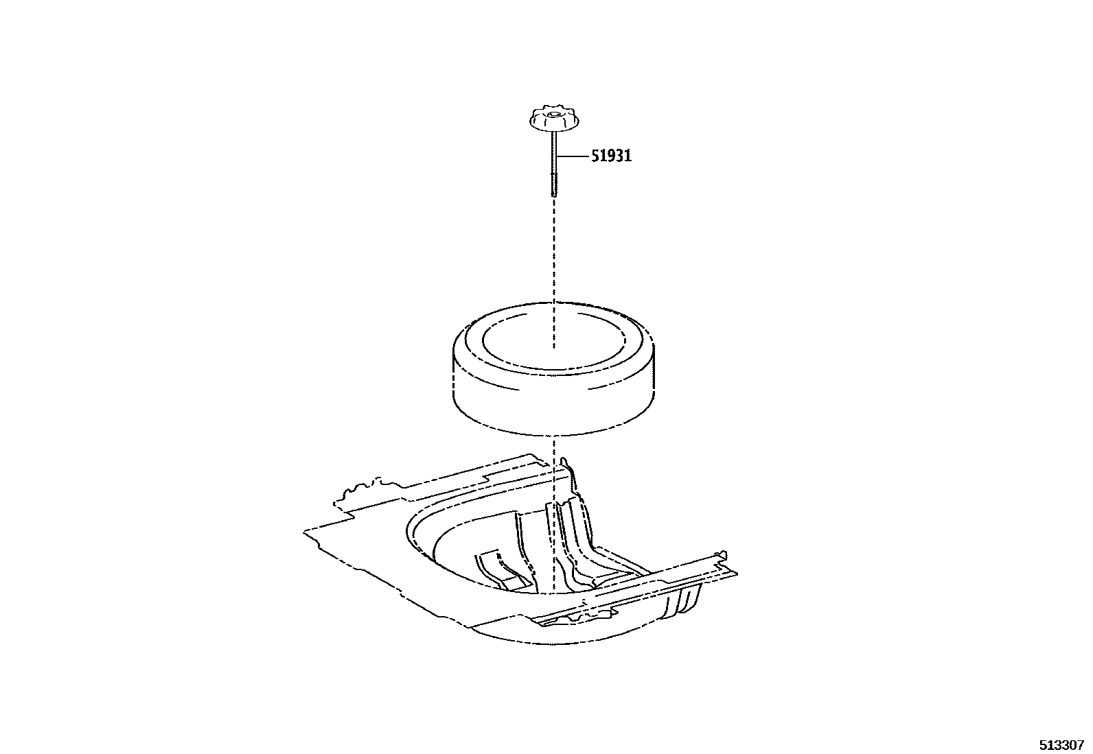 5104 — SPARE WHEEL CARRIER