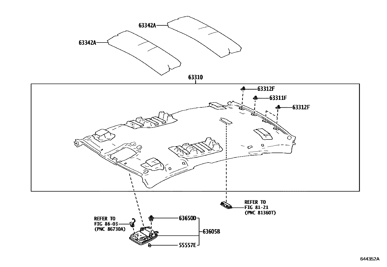 6402 — ROOF HEADLINING & SILENCER PAD