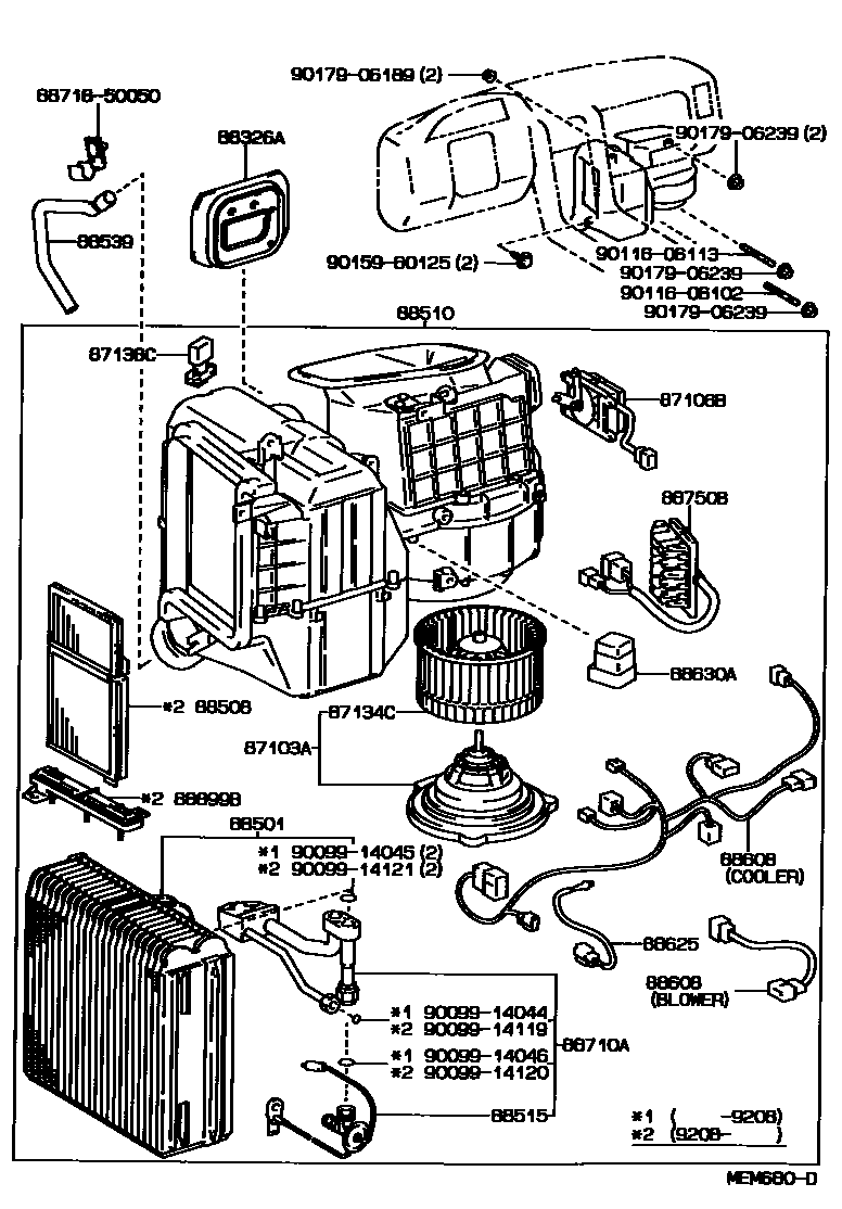 8714 — HEATING & AIR CONDITIONING - COOLER UNIT