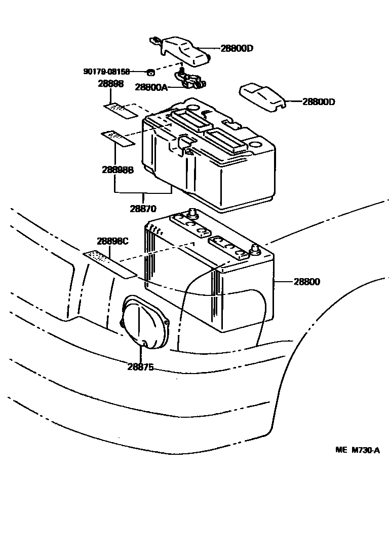 8201 — BATTERY & BATTERY CABLE