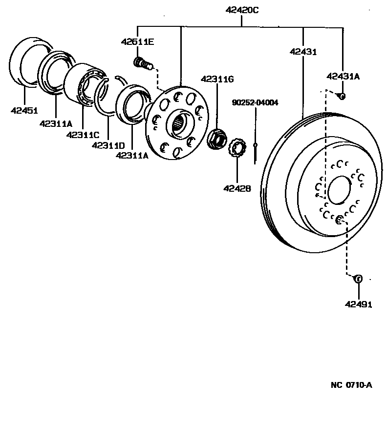 4102 — REAR AXLE SHAFT & HUB