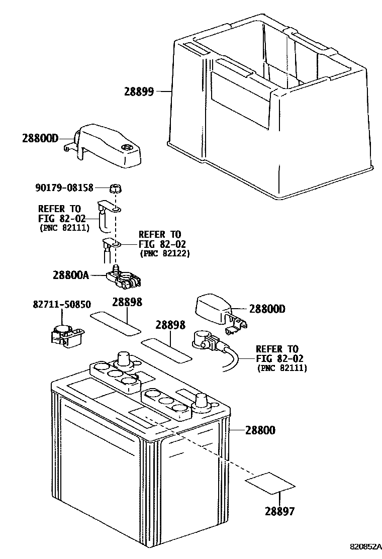 8201 — BATTERY & BATTERY CABLE