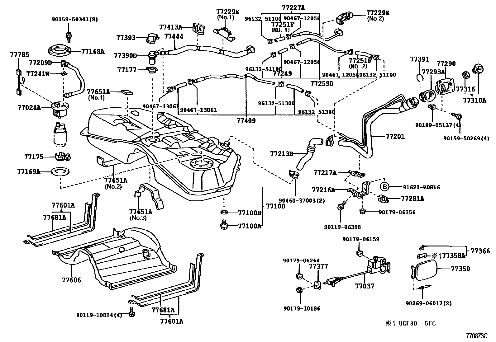 7701 — FUEL TANK & TUBE