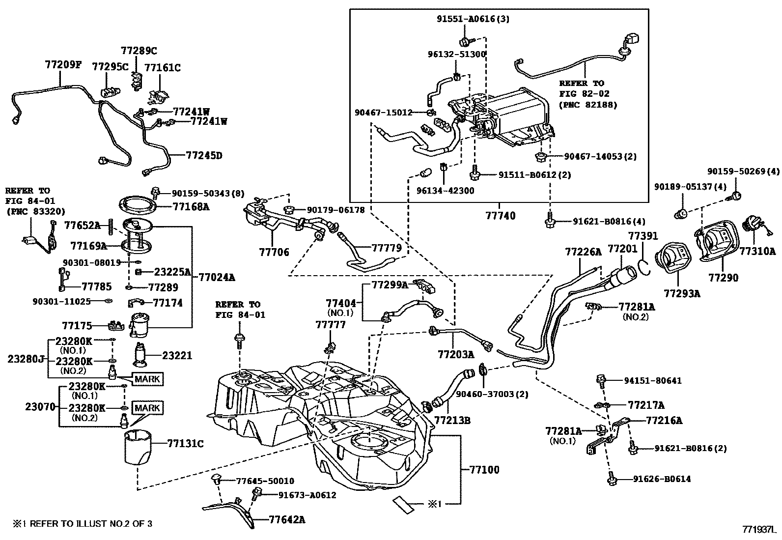 7701 — FUEL TANK & TUBE