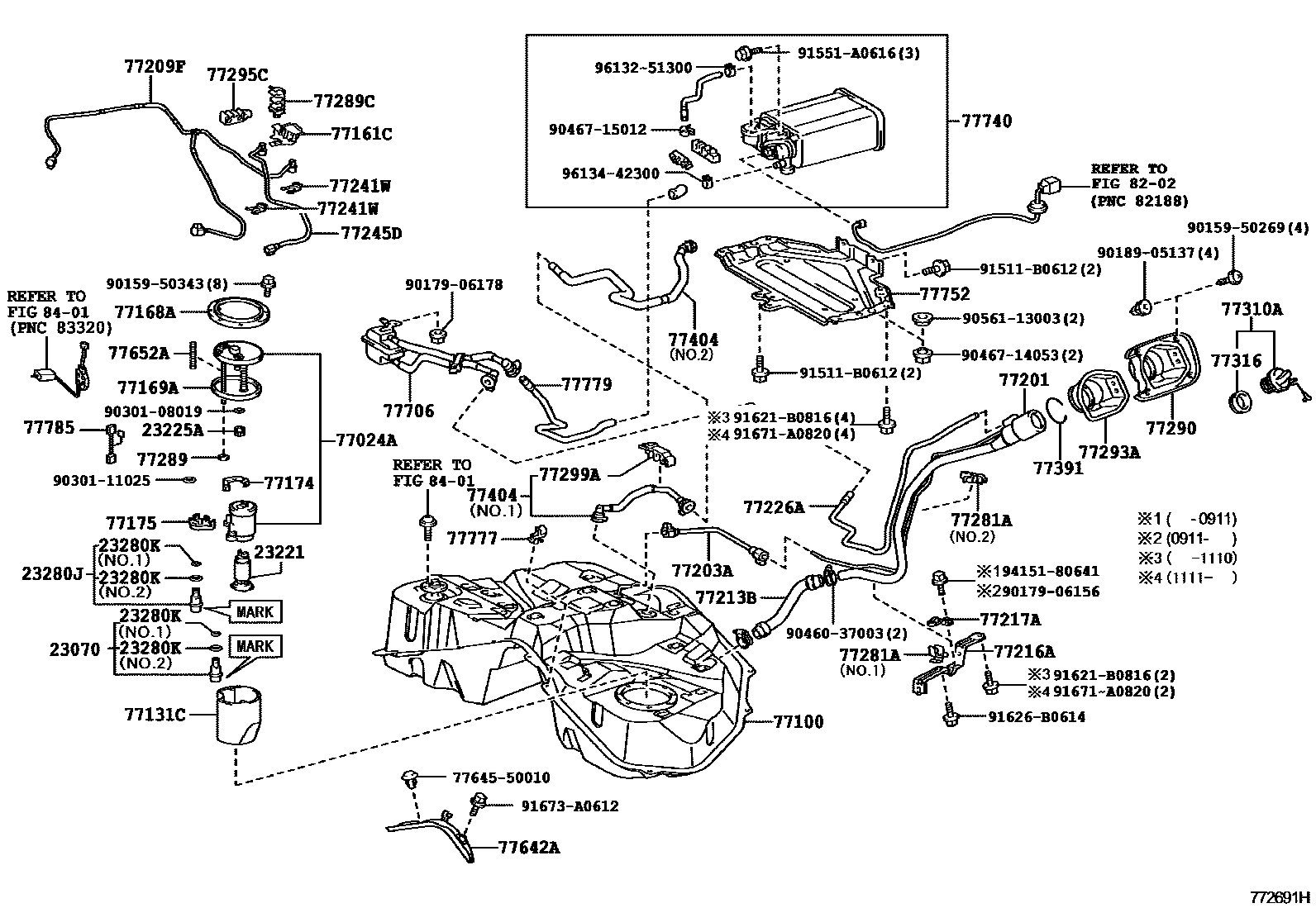7701 — FUEL TANK & TUBE