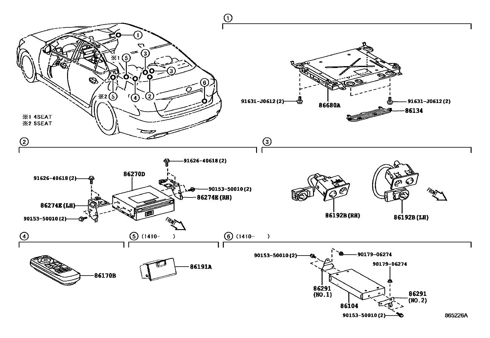 8606 — CAMERA & REAR MONITOR DISPLAY