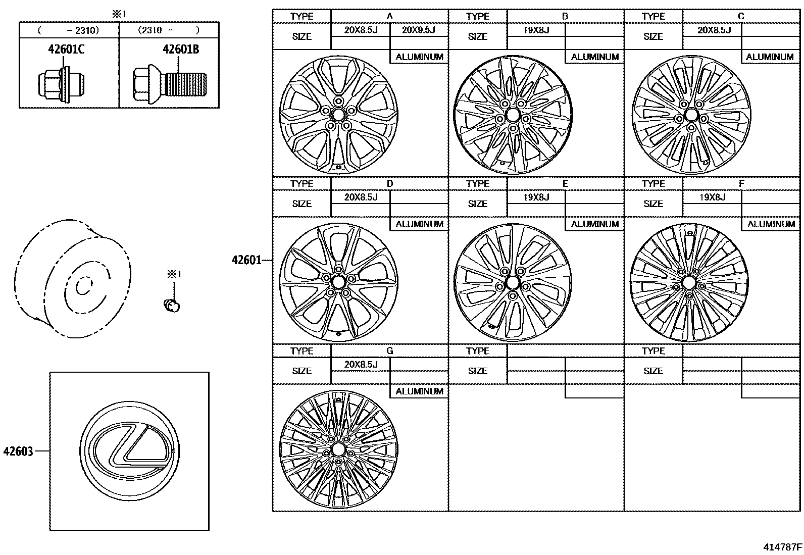 4103 — DISC WHEEL & WHEEL CAP