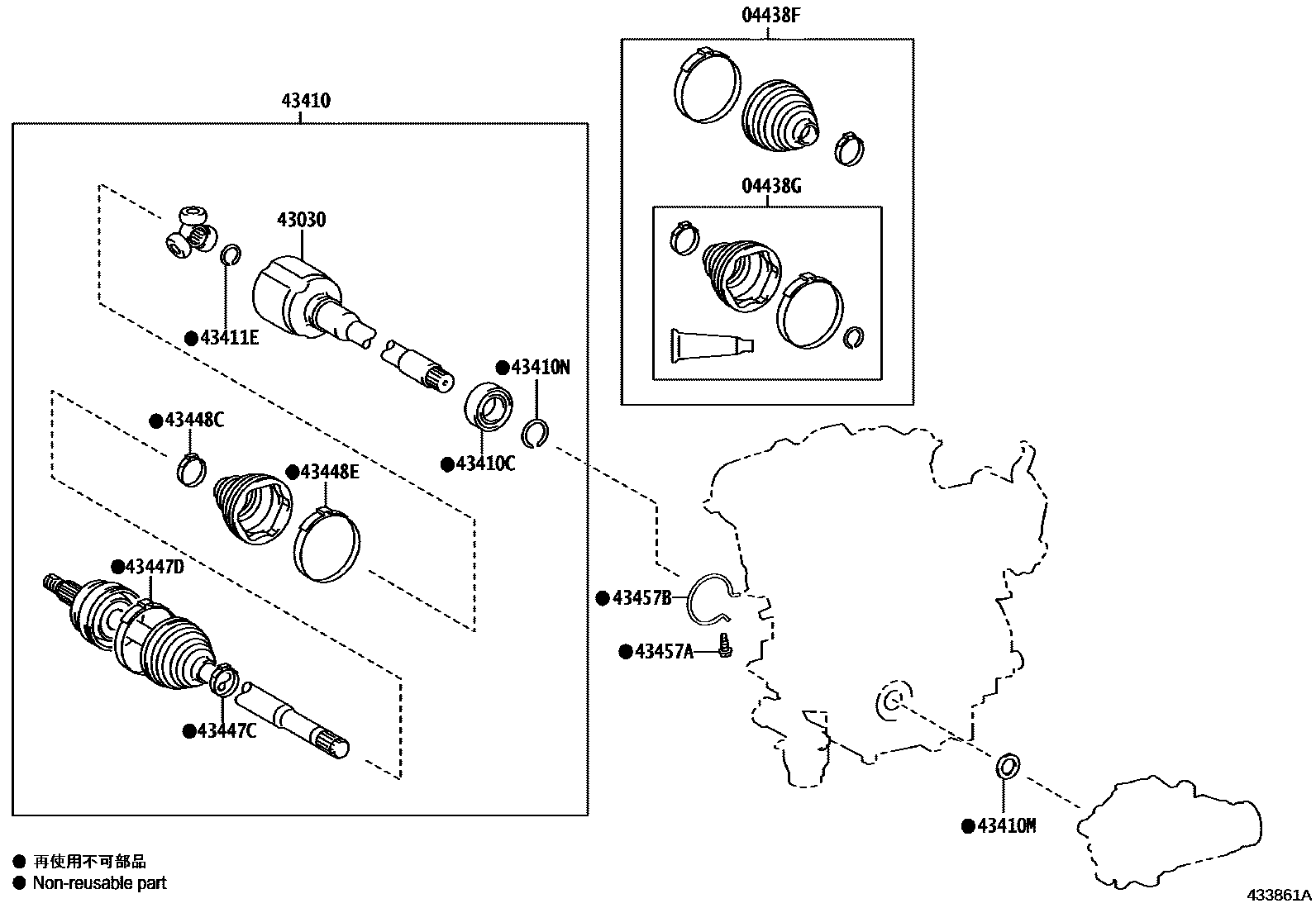4302 — FRONT DRIVE SHAFT