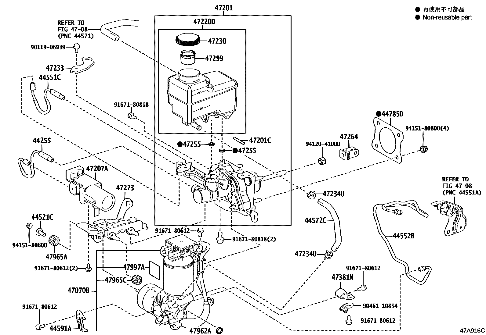 4702 — BRAKE MASTER CYLINDER