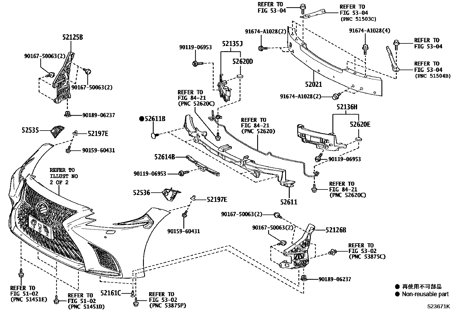 5201 — FRONT BUMPER & BUMPER STAY