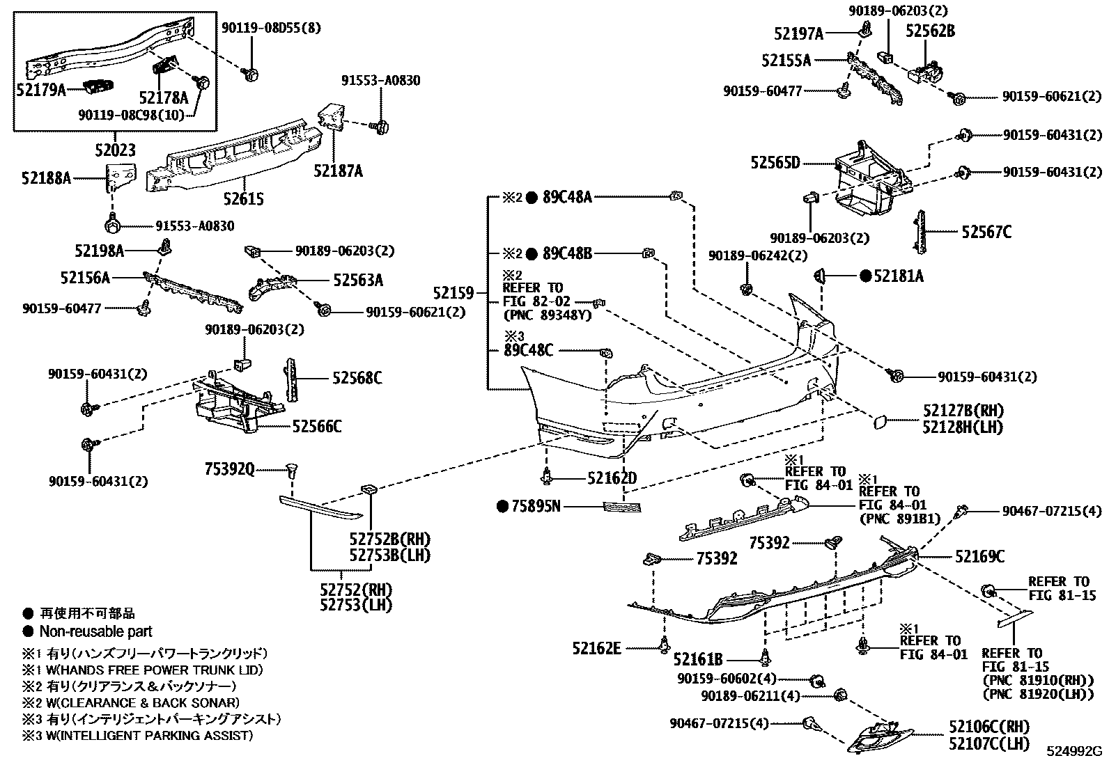 5202 — REAR BUMPER & BUMPER STAY