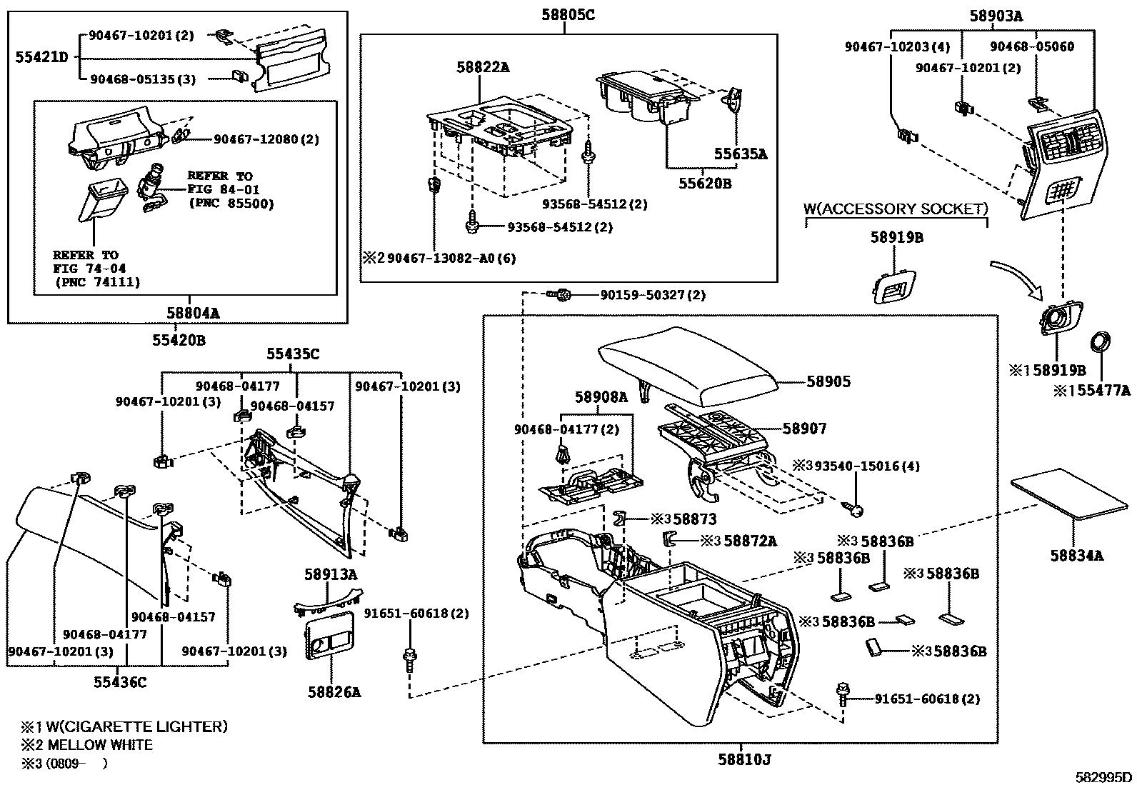 5806 — CONSOLE BOX & BRACKET