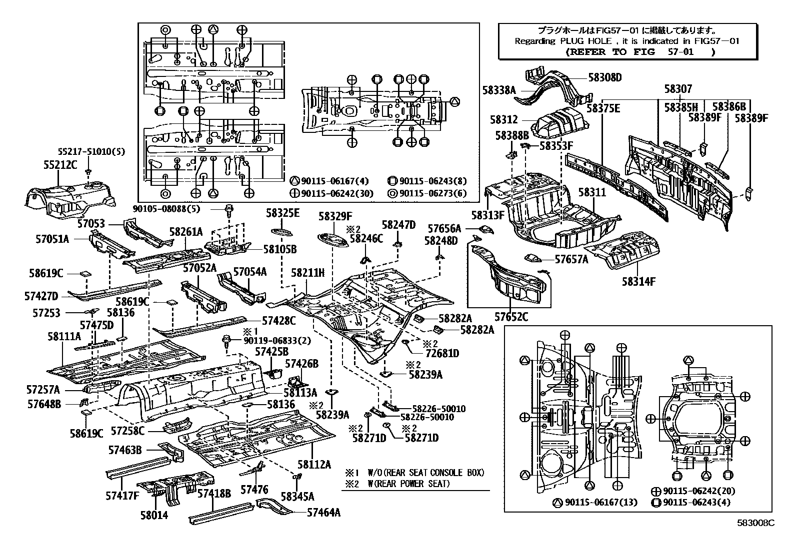 5801 — FLOOR PAN & LOWER BACK PANEL