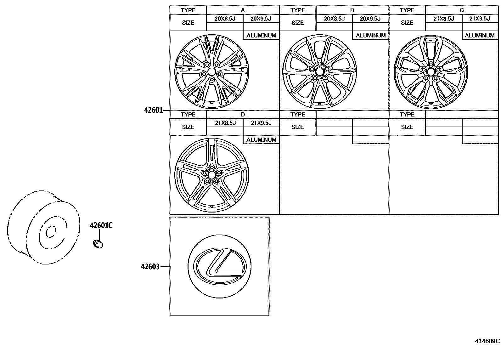 4103 — DISC WHEEL & WHEEL CAP
