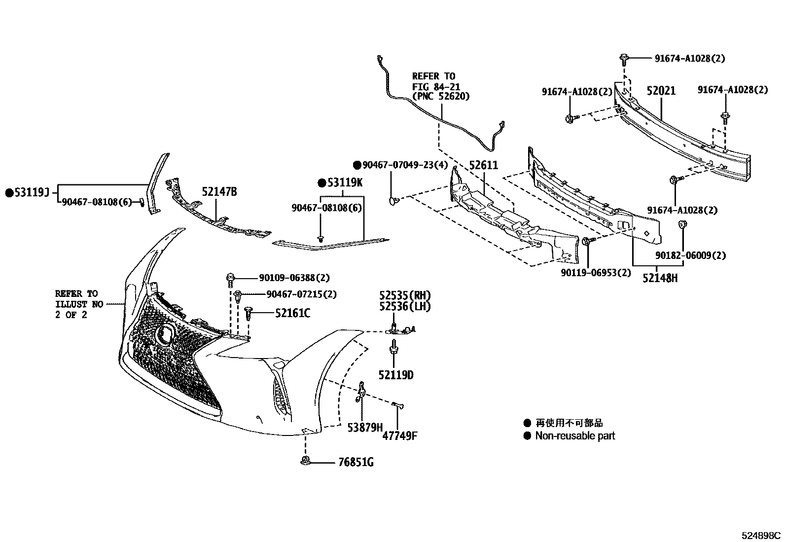 5201 — FRONT BUMPER & BUMPER STAY