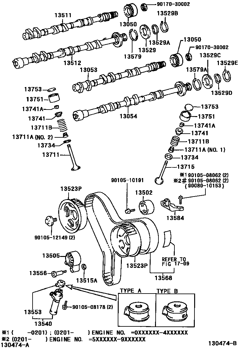 1302 — CAMSHAFT & VALVE