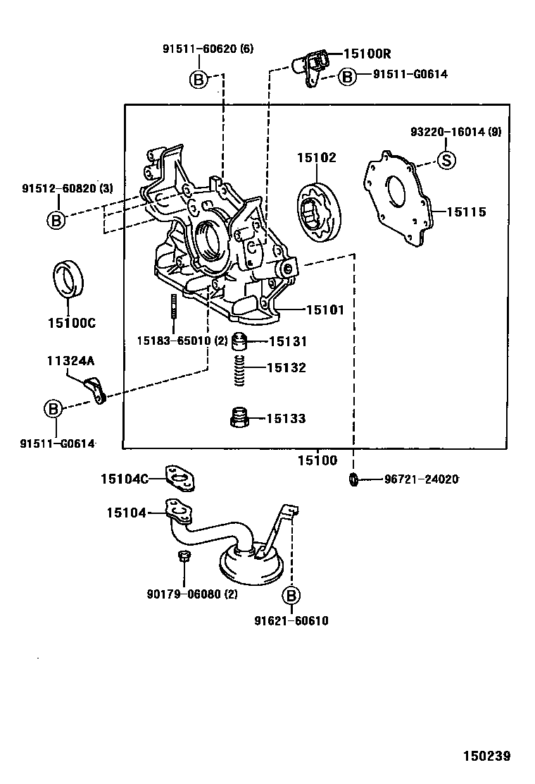 1501 — ENGINE OIL PUMP
