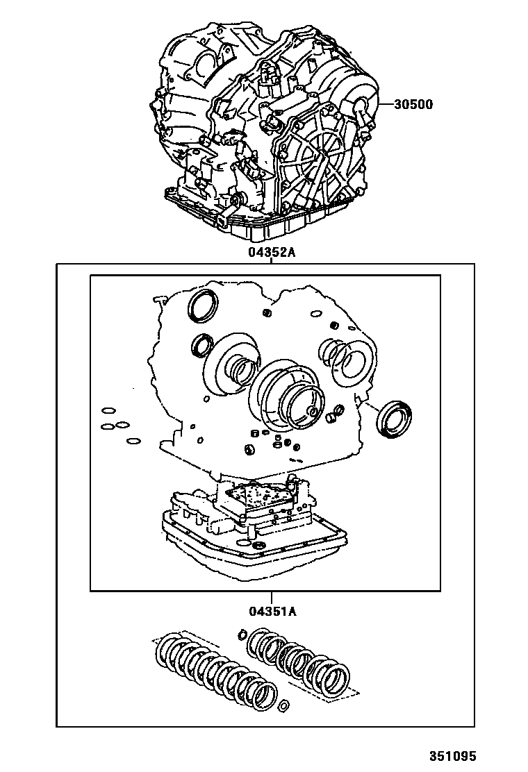 3501 — TRANSAXLE OR TRANSMISSION ASSY & GASKET KIT (ATM)