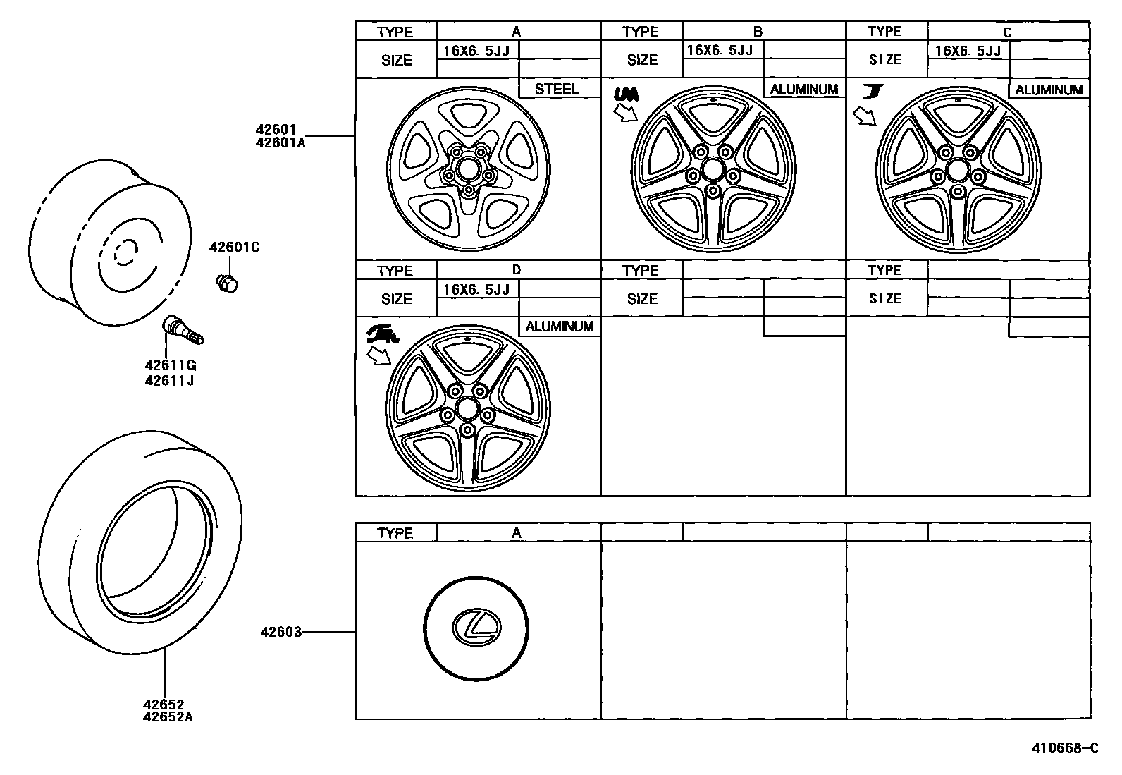 4103 — DISC WHEEL & WHEEL CAP