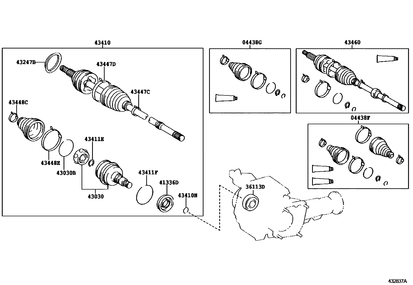 4302 — FRONT DRIVE SHAFT