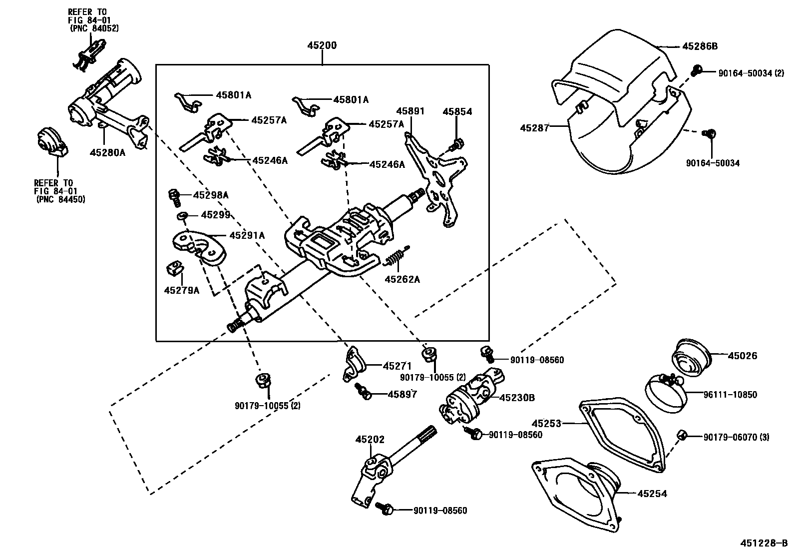 4501 — STEERING COLUMN & SHAFT