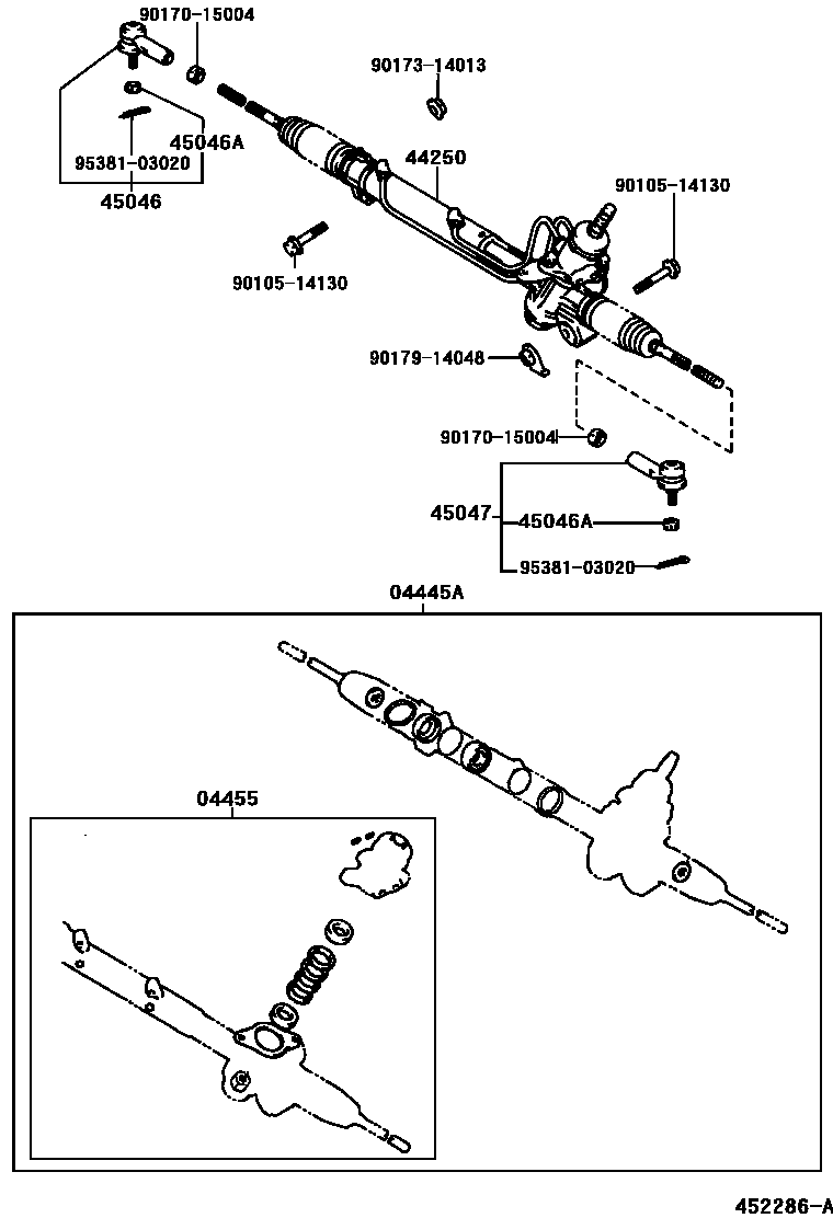 4505 — FRONT STEERING GEAR & LINK
