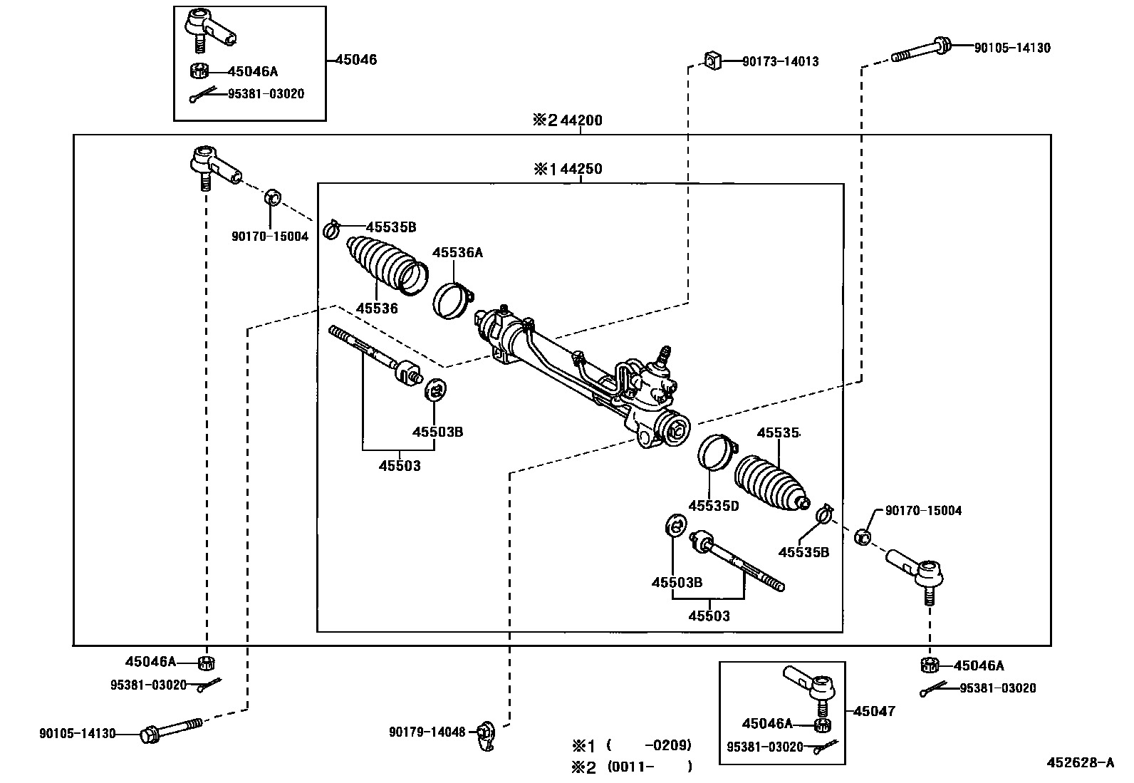 4505 — FRONT STEERING GEAR & LINK