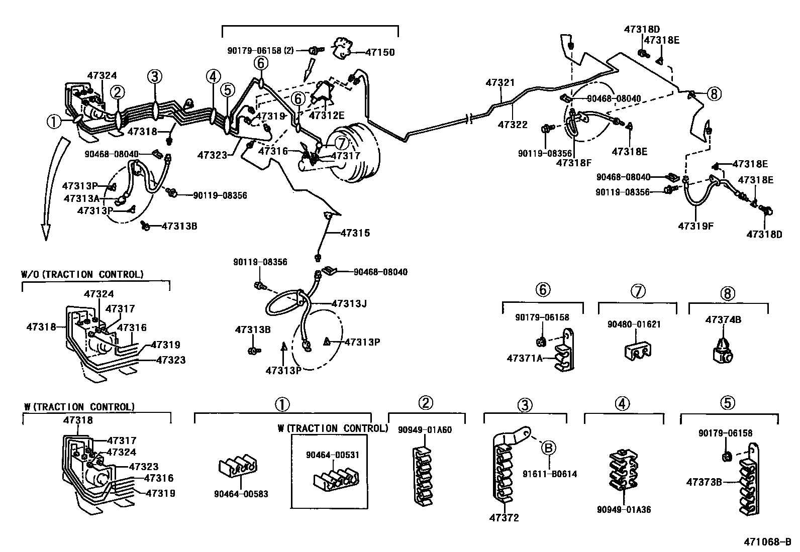 4708 — BRAKE TUBE & CLAMP