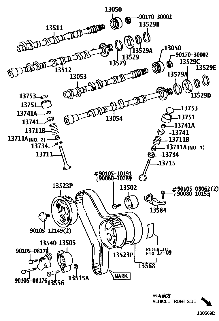 1302 — CAMSHAFT & VALVE