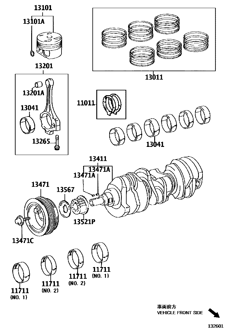 1301 — CRANKSHAFT & PISTON