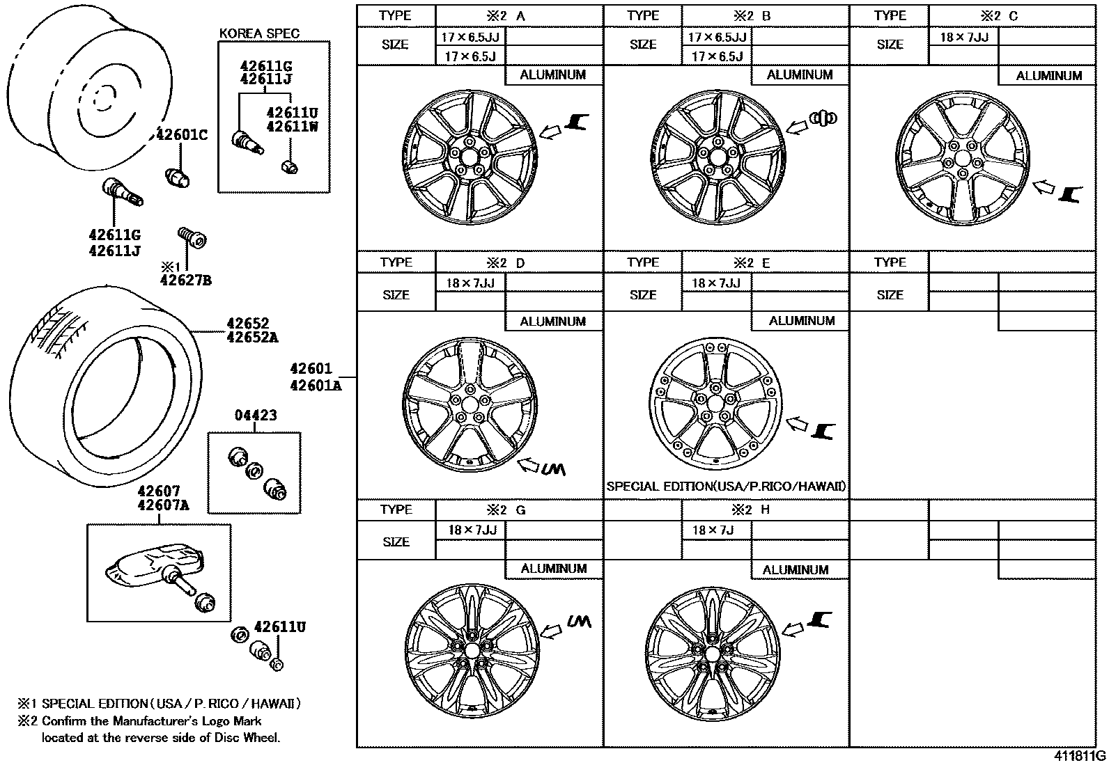 4103 — DISC WHEEL & WHEEL CAP