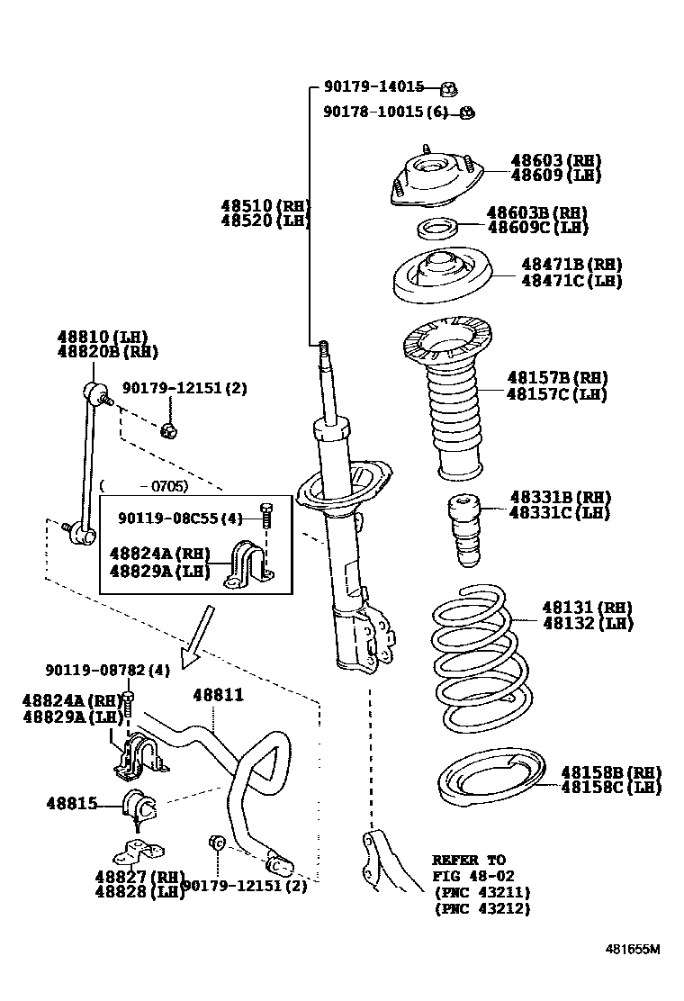 4803 — FRONT SPRING & SHOCK ABSORBER