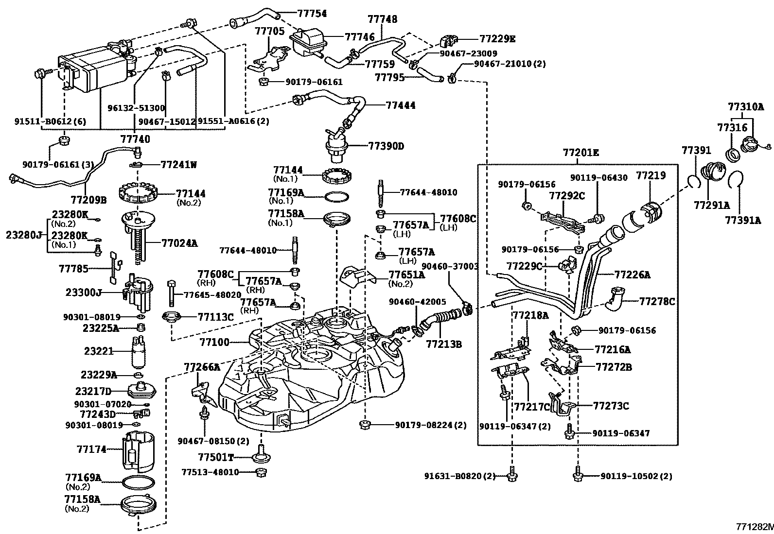 7701 — FUEL TANK & TUBE