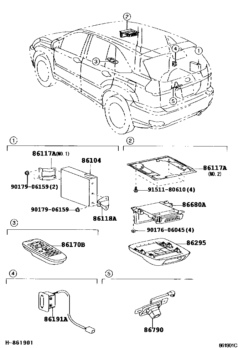 8606 — CAMERA & REAR MONITOR DISPLAY