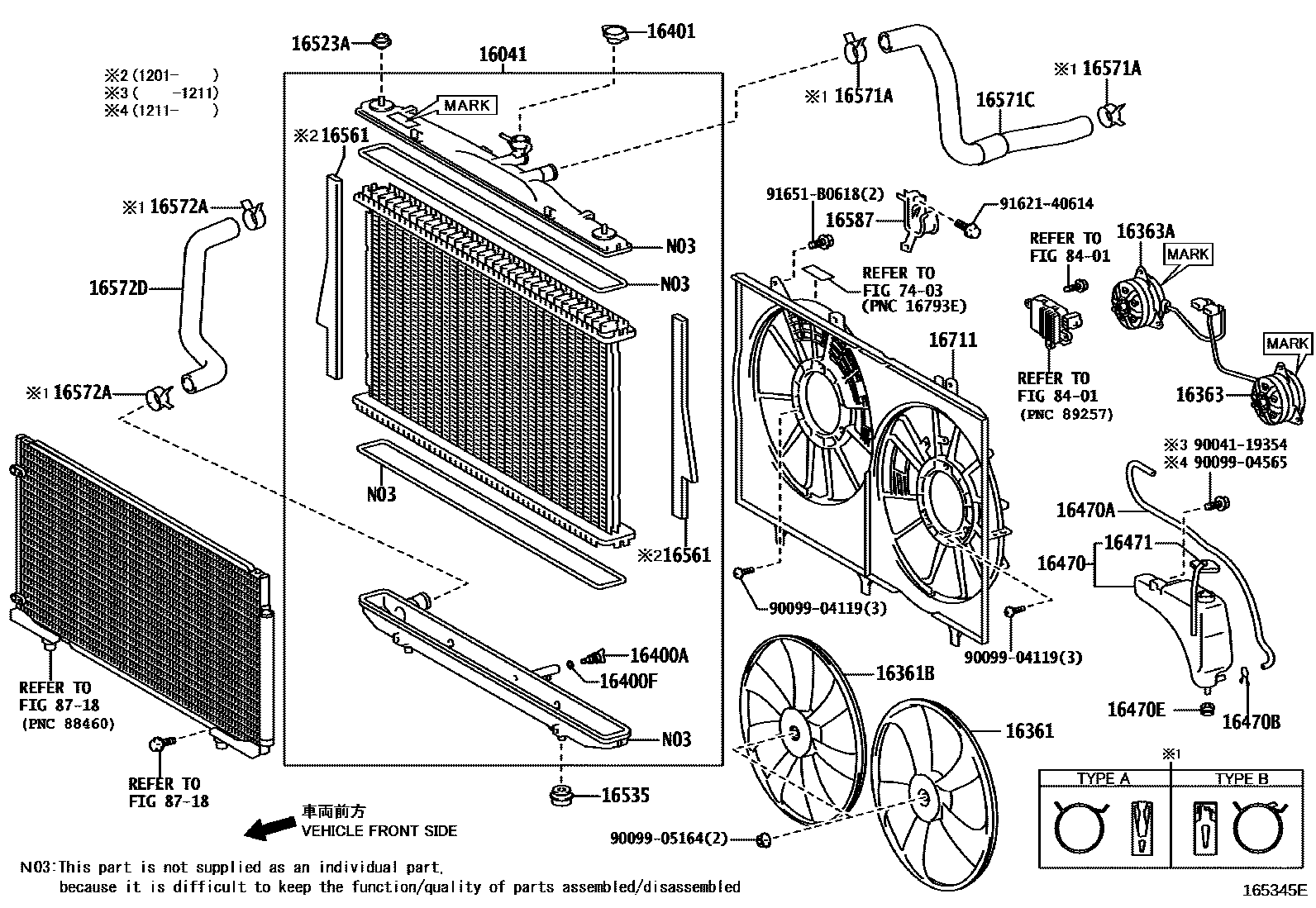 1603 — RADIATOR & WATER OUTLET