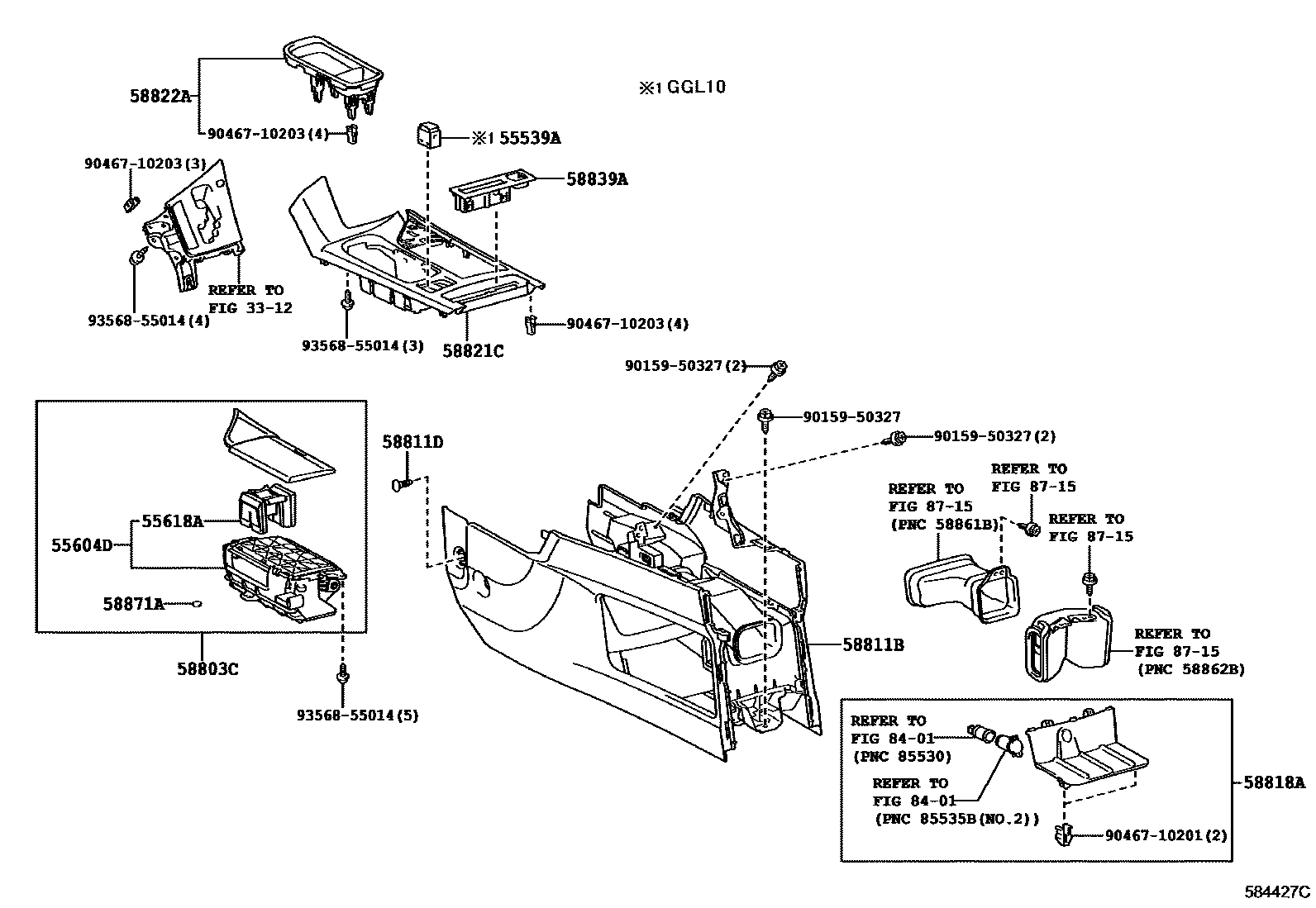 5806 — CONSOLE BOX & BRACKET