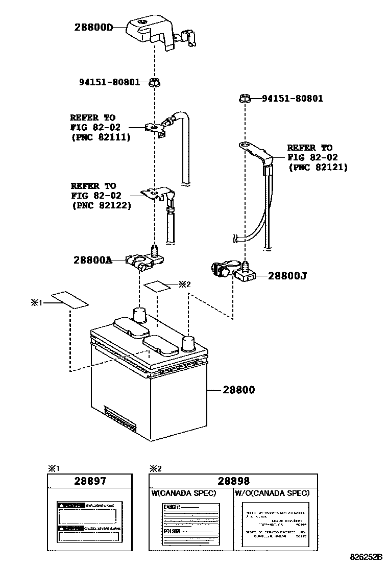 8201 — BATTERY & BATTERY CABLE