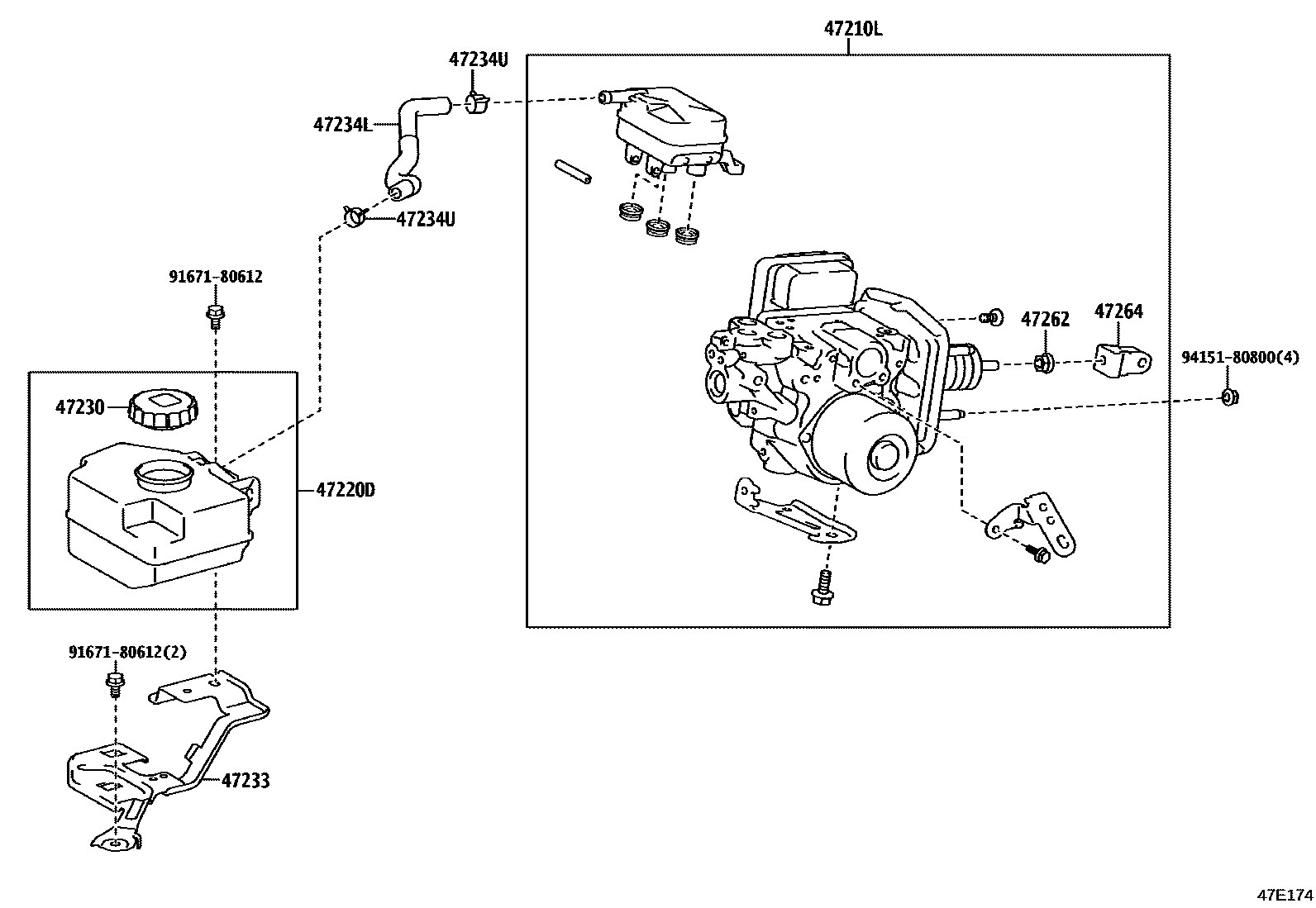 4702 — BRAKE MASTER CYLINDER